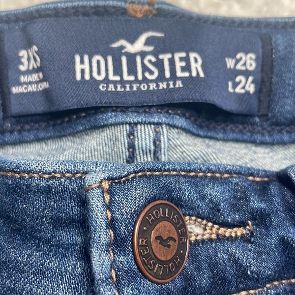 Hollister Jeans Super Strech Mid Rise Jean Leggings Advance Stretch Size 26 - Picture 5 of 11